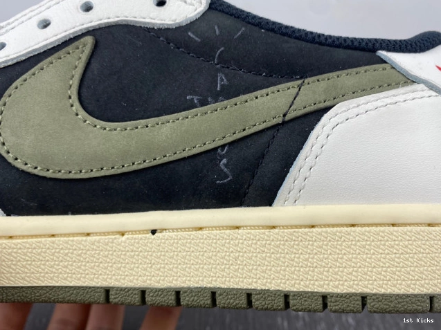 OG 1 Air DZ4137-106 WMNS Olive Jordan x Scott Low Travis 0520